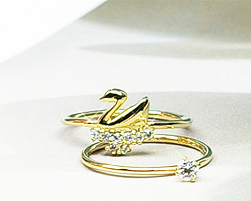 Swan.._Ring(2ring 구성,2color)