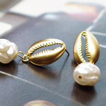 Sea shore Earring&amp;Necklace